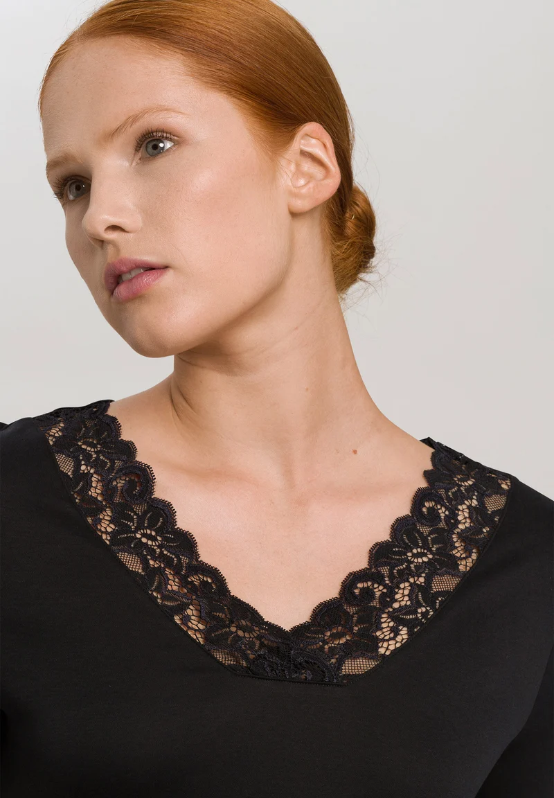 Moments NW S/SLV Nightdress 130cm | black 077933-070019