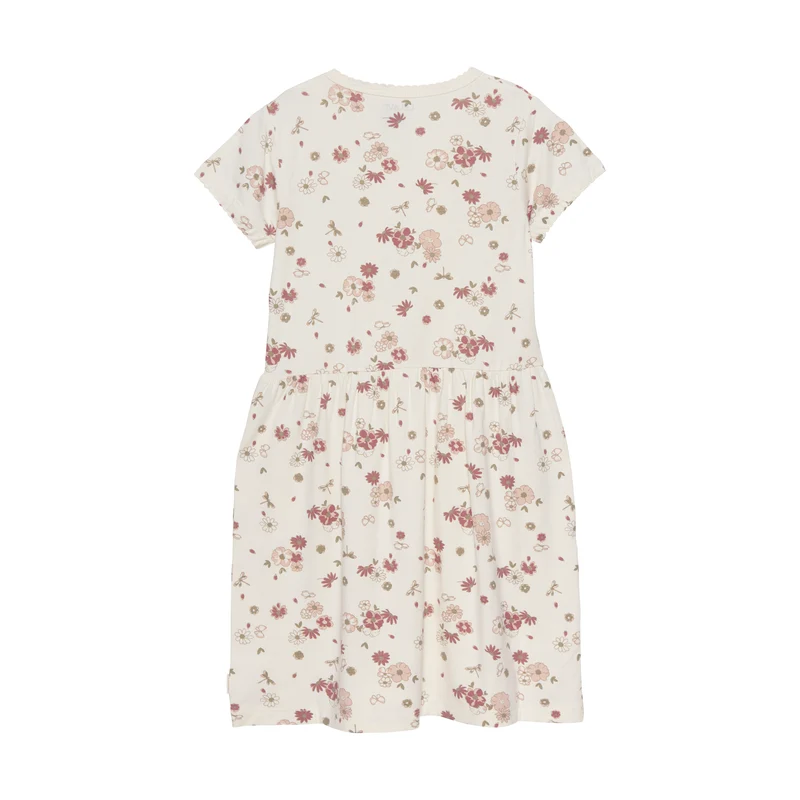 Celavi Kleid aus Bambus - Blumen - Rosenwolke