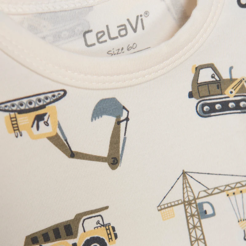 Celavi Overall mit kurzen Ärmeln und Beinen - Nutzfahrzeuge - Aloe