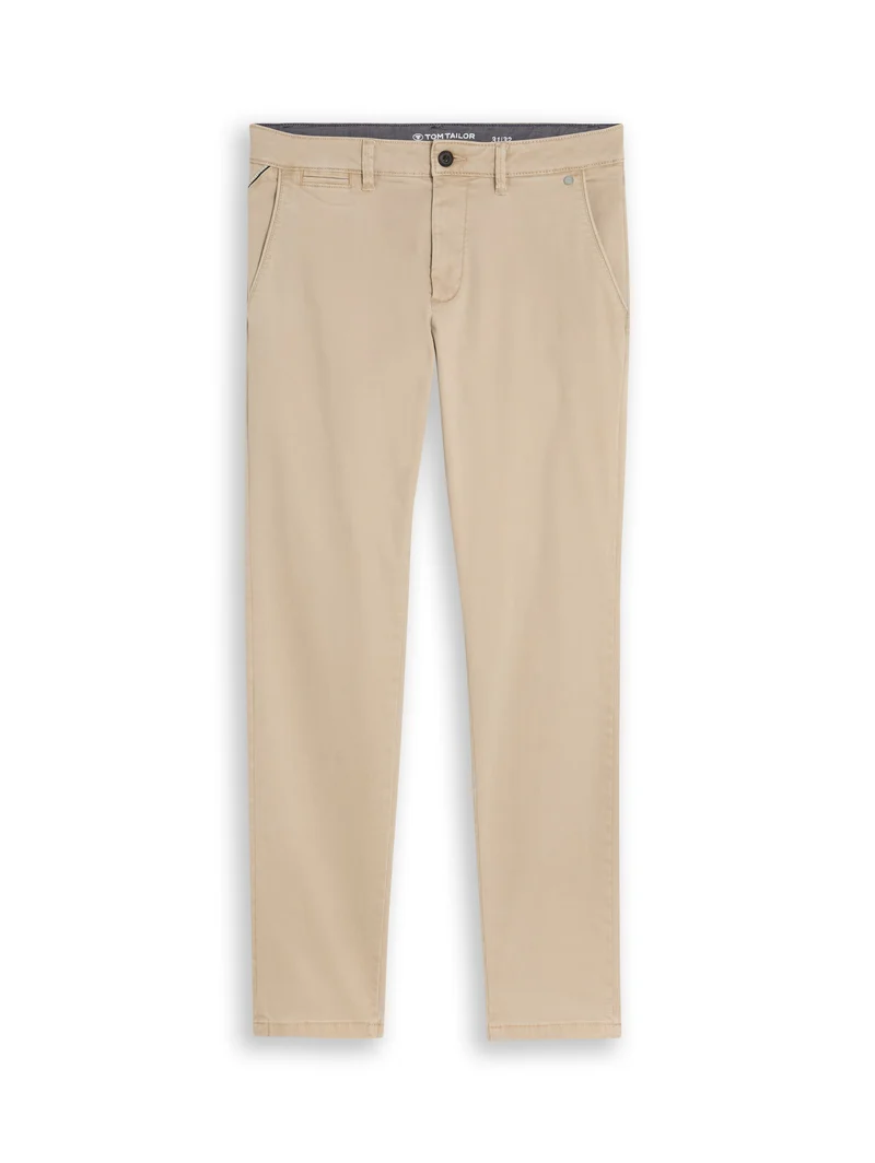 TTSIMON SLIM Chino Hose im Washed-Look