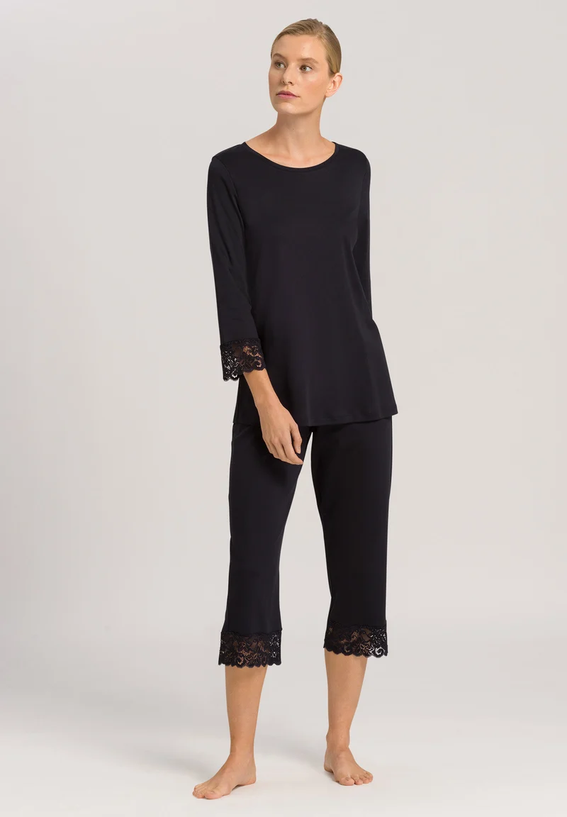 Moments NW 3/4 SLV Pajama | black 077928-070019