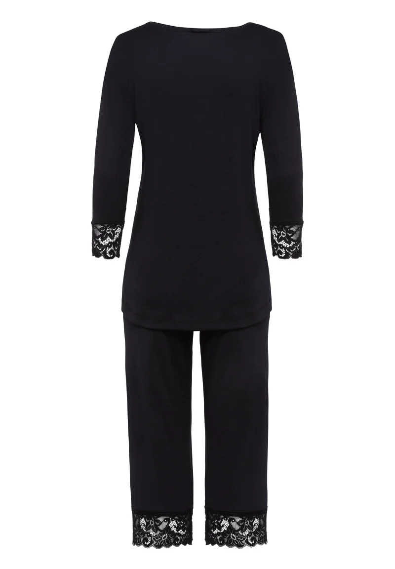 Moments NW 3/4 SLV Pajama | black 077928-070019