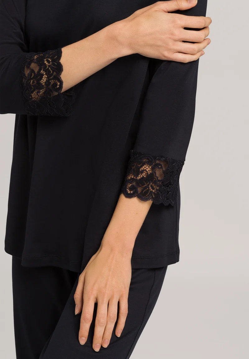 Moments NW 3/4 SLV Pajama | black 077928-070019