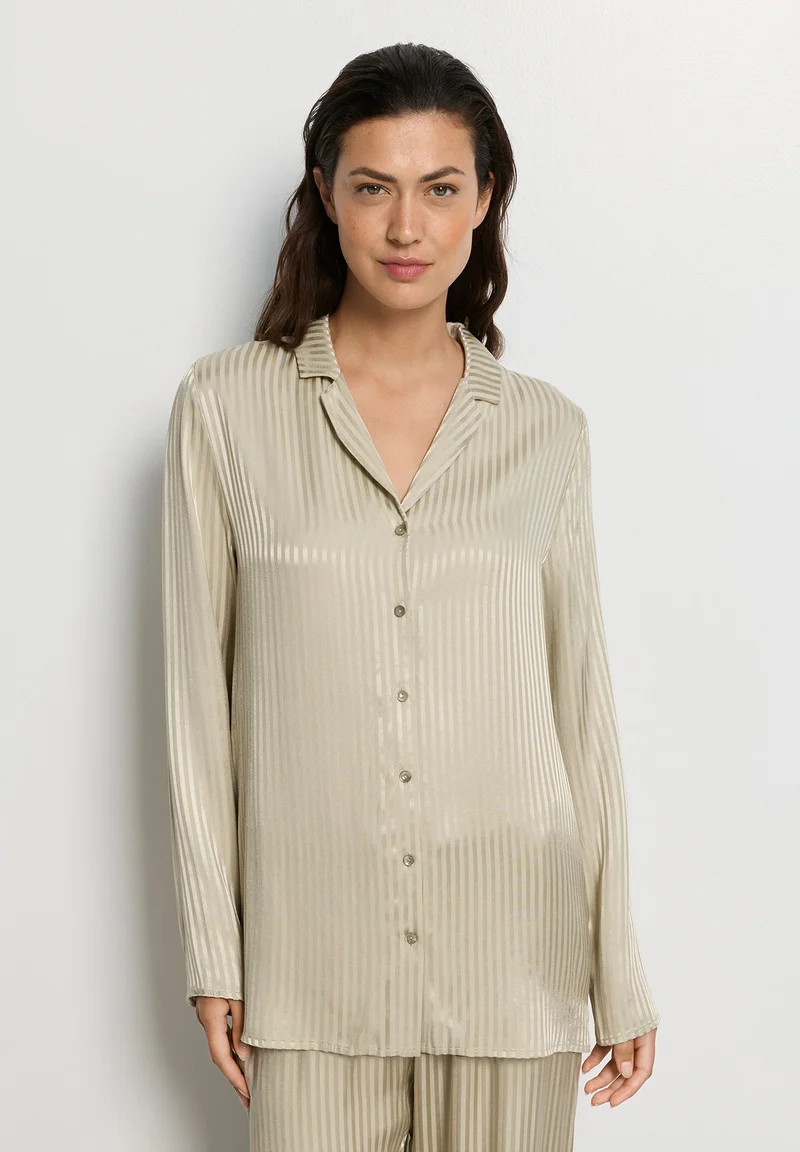 Sleep & Lounge L/SLV Bigshirt | olive stem 074857-072661