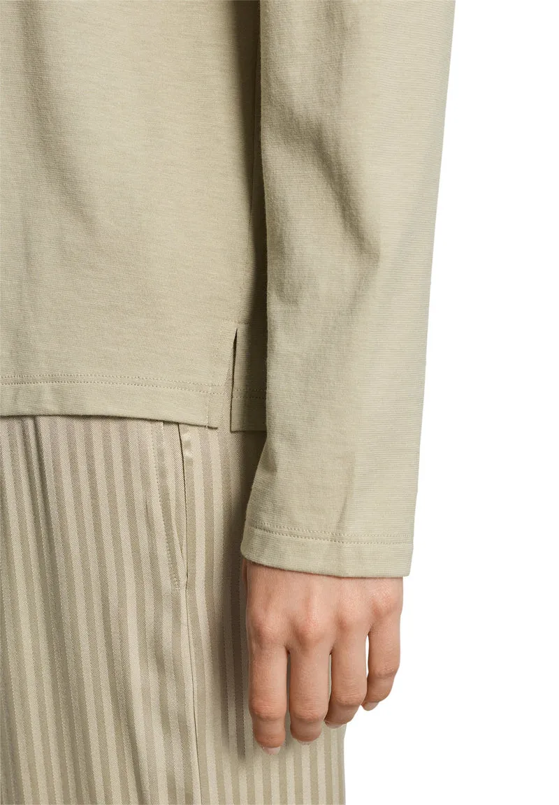 Sleep & Lounge L/SLV Shirt | olive stem 074844-072661