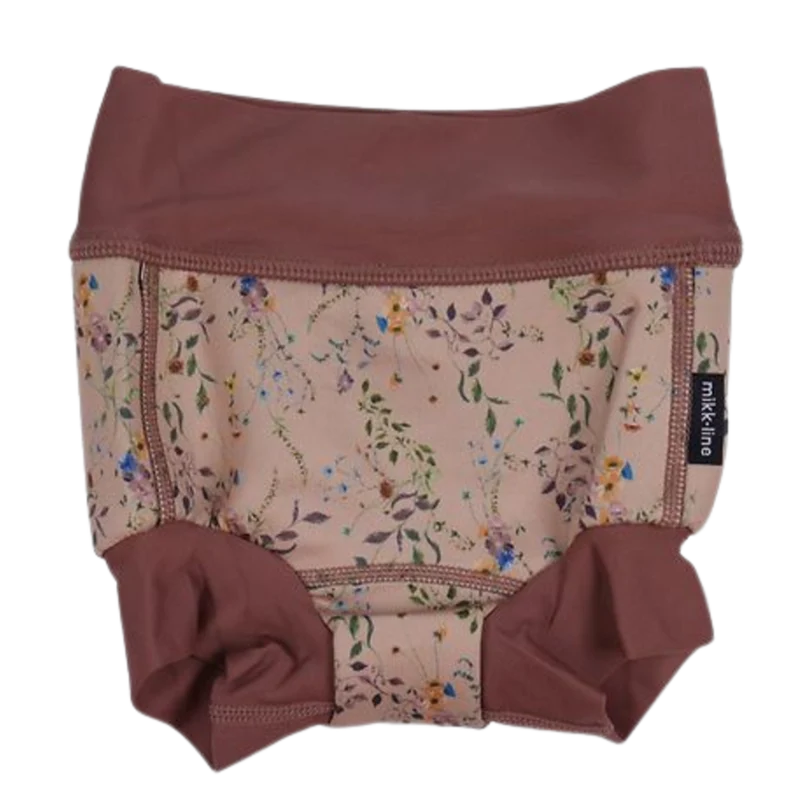 Mikk-line Neopren-Windelhosen - Blumen - Nougat