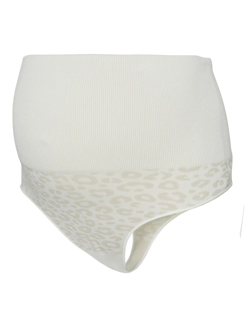Mamalicious nahtlose Umstands-Tangas, 2er-Pack – Schneeweiß Leo