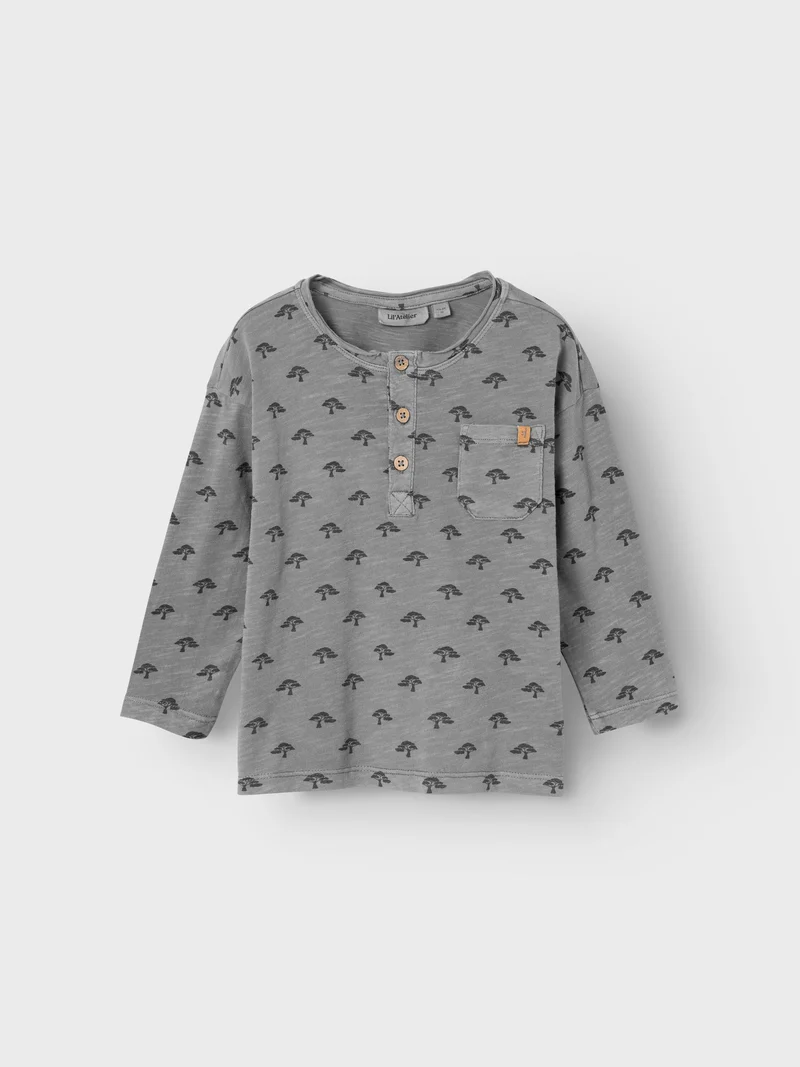 Lil' Atelier Langarmshirt – Farbton „Quiet“