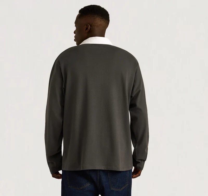 Casual Sport Long Sleeve Polo
