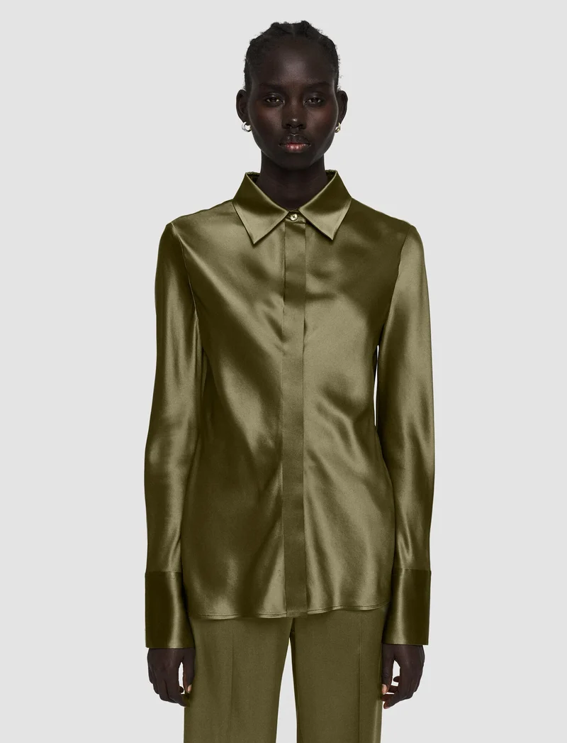 Brunel Olive Blouse