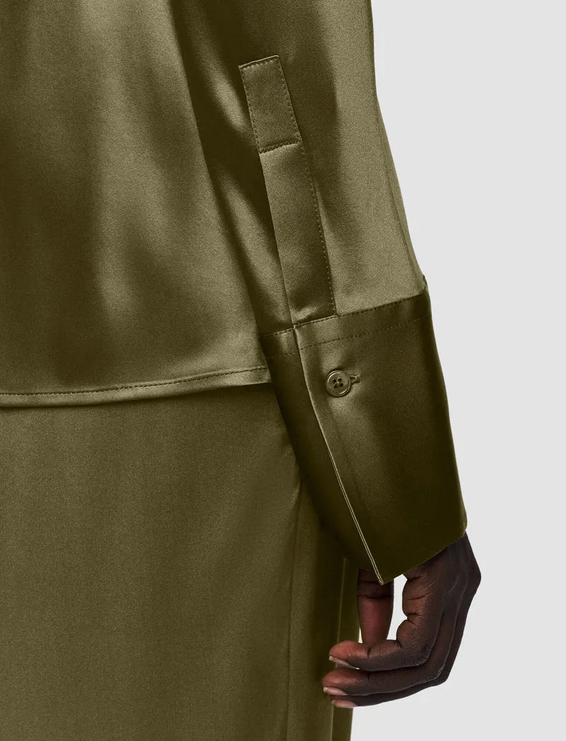 Brunel Olive Blouse