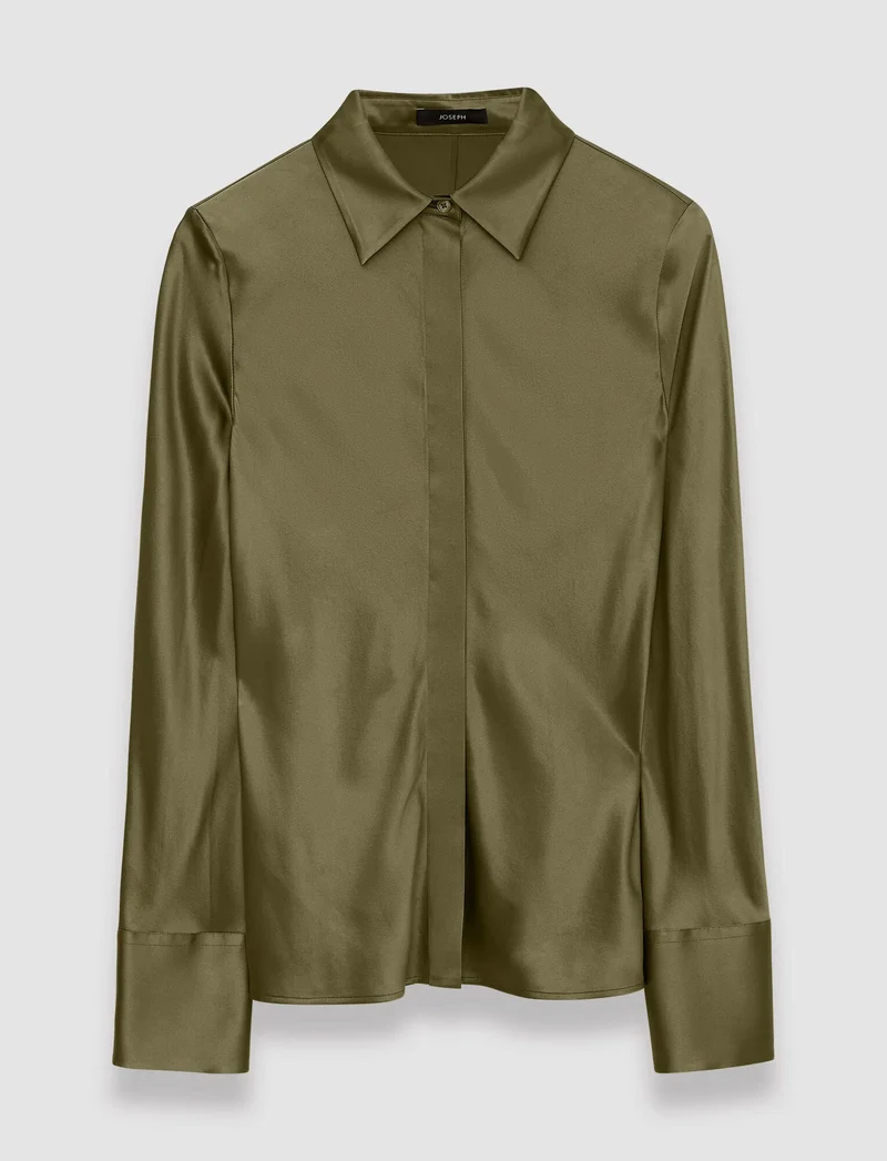 Brunel Olive Blouse