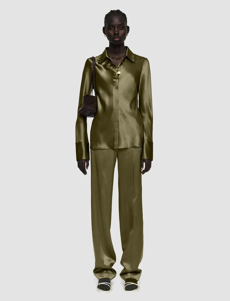 Brunel Olive Blouse