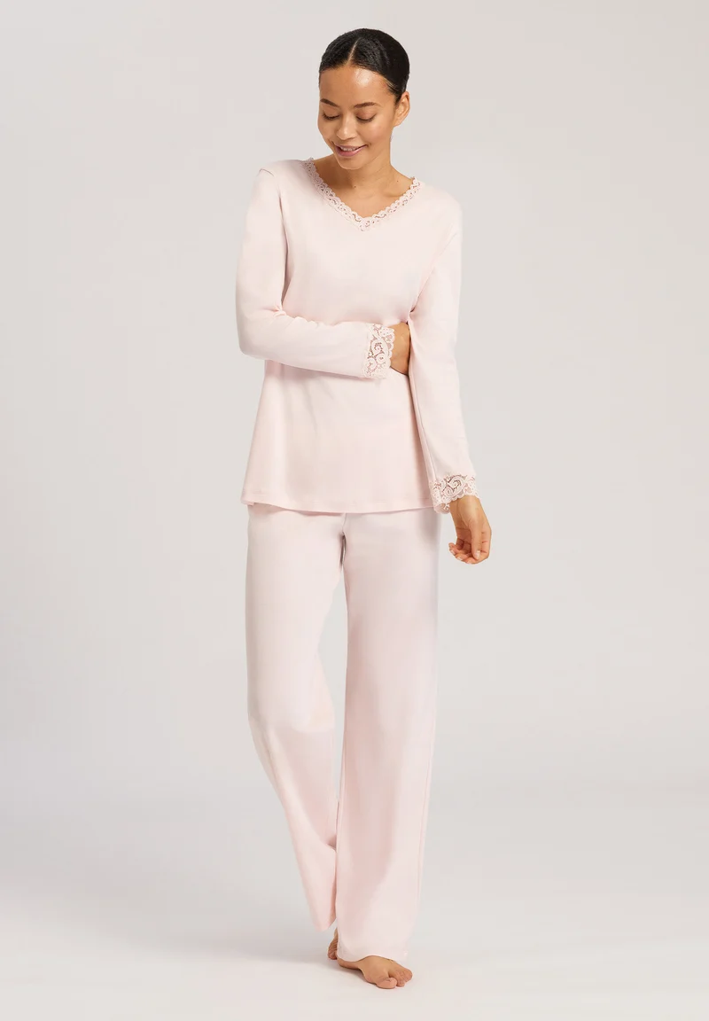Moments NW L/SLV Pajama | crystal pink 077041-071334