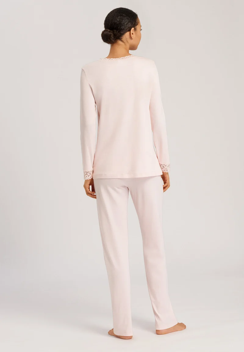 Moments NW L/SLV Pajama | crystal pink 077041-071334