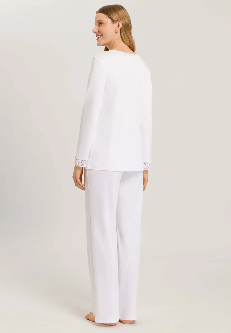 Moments NW L/SLV Pajama | white 077041-070101