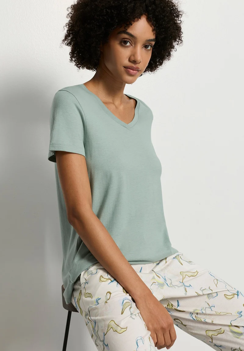 Sleep & Lounge S/SLV Shirt | dark seafoam 074842-072733