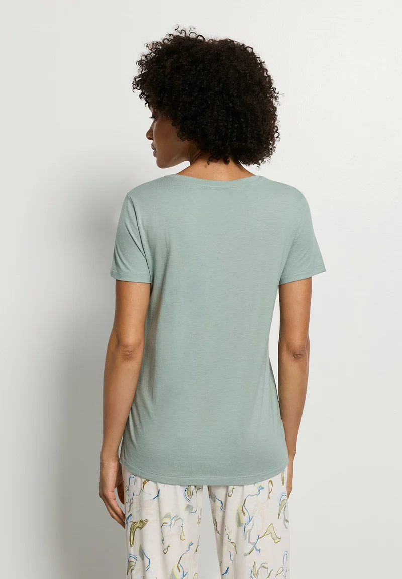 Sleep & Lounge S/SLV Shirt | dark seafoam 074842-072733