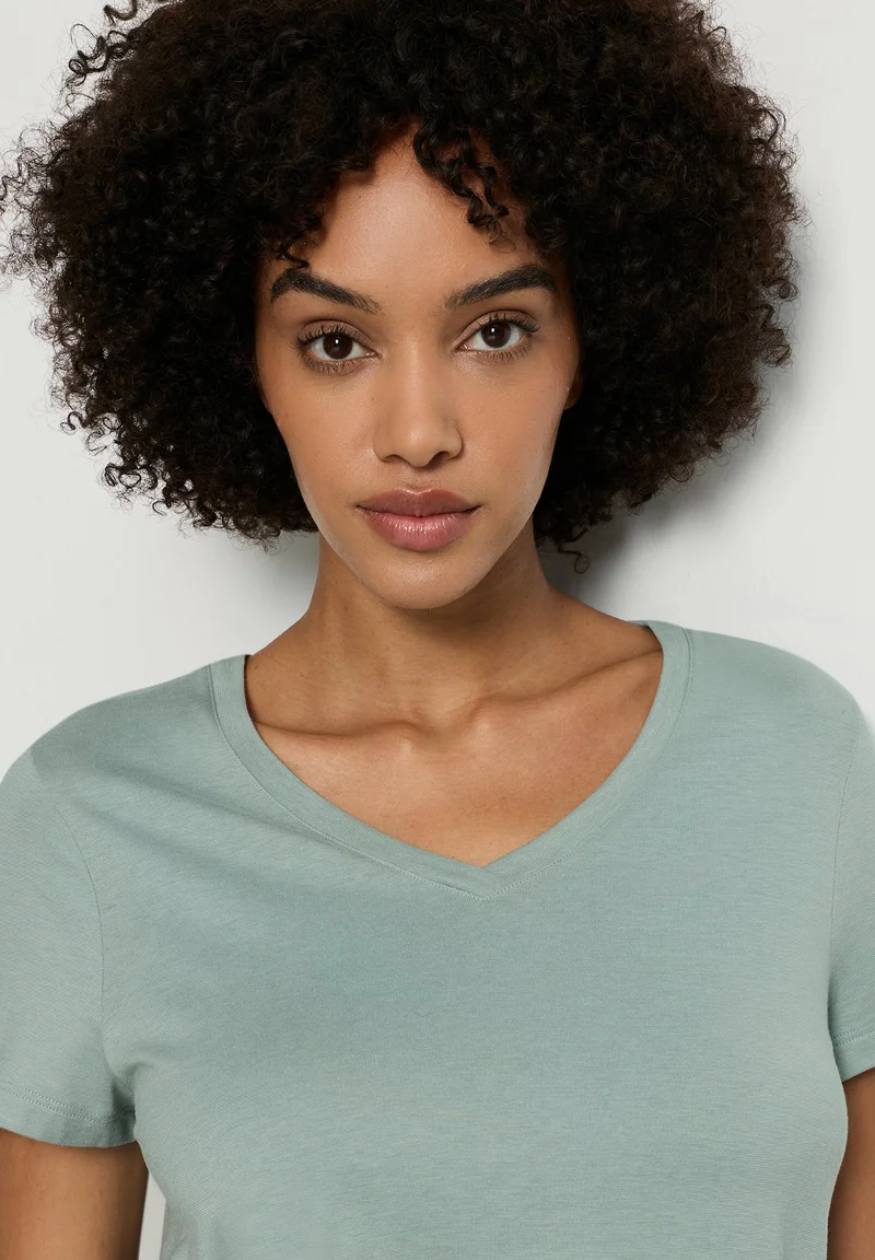 Sleep & Lounge S/SLV Shirt | dark seafoam 074842-072733