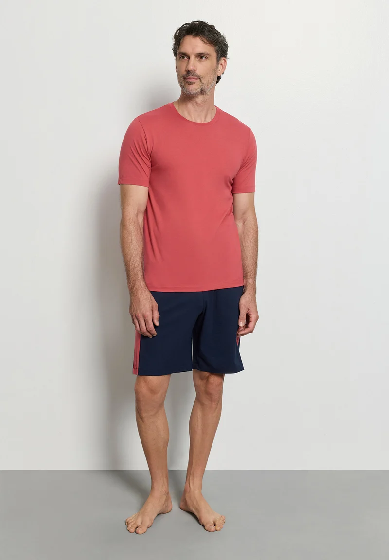 Night & Day Short Pants | deep navy/ garnet rose 075824-072628