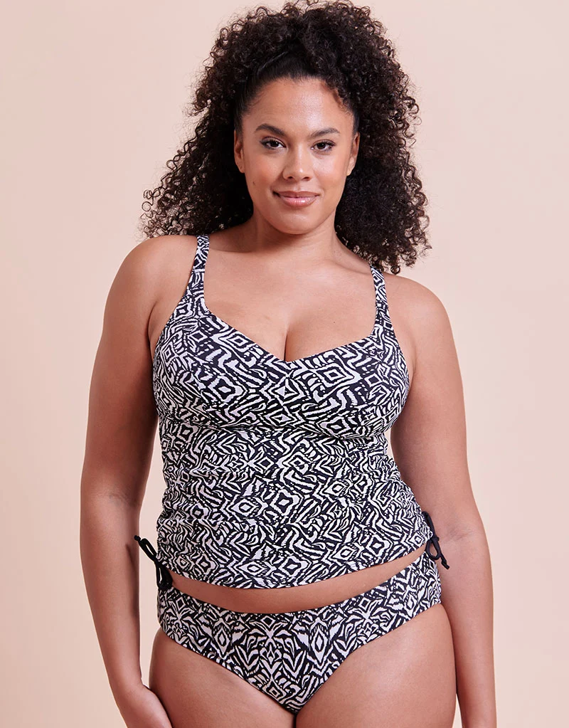 Curvy Kate Wild Horizon Bikini Brief Black Print
