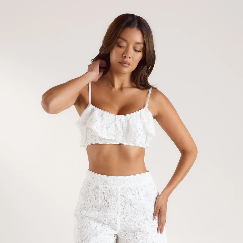 Lace Bralette - White