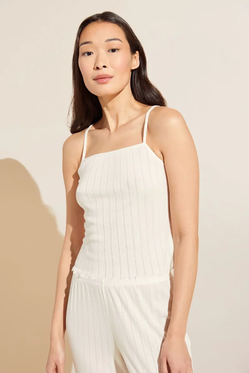 Pointelle Cami and Pants Set