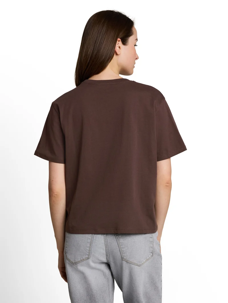 Boxy Fit T-Shirt mit Snoopy-Print