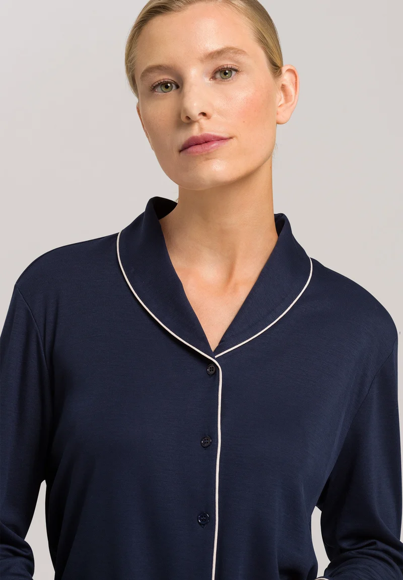 Natural Comfort L/SLV Pajama | deep navy 077966-071610