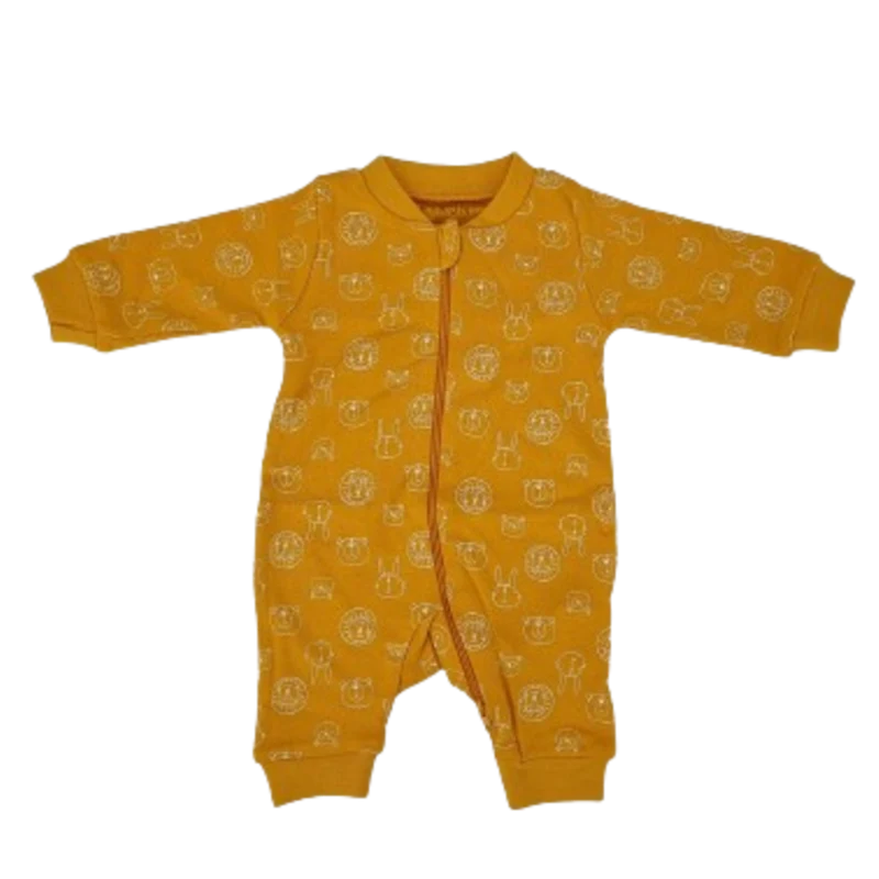 Fixoni Jumpsuit/Nachthemd ohne Fußteil – Neu Nadja – Tiere – Gelb