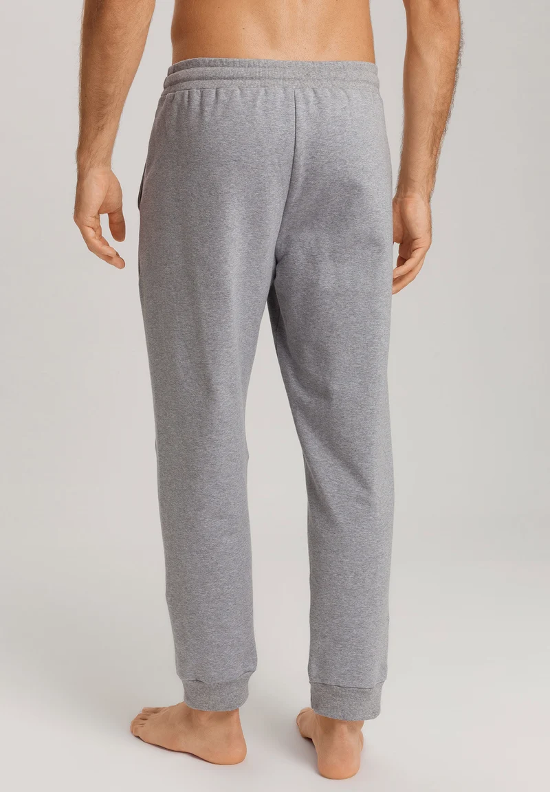 Natural Living Long Pants | grey melange 075773-073014