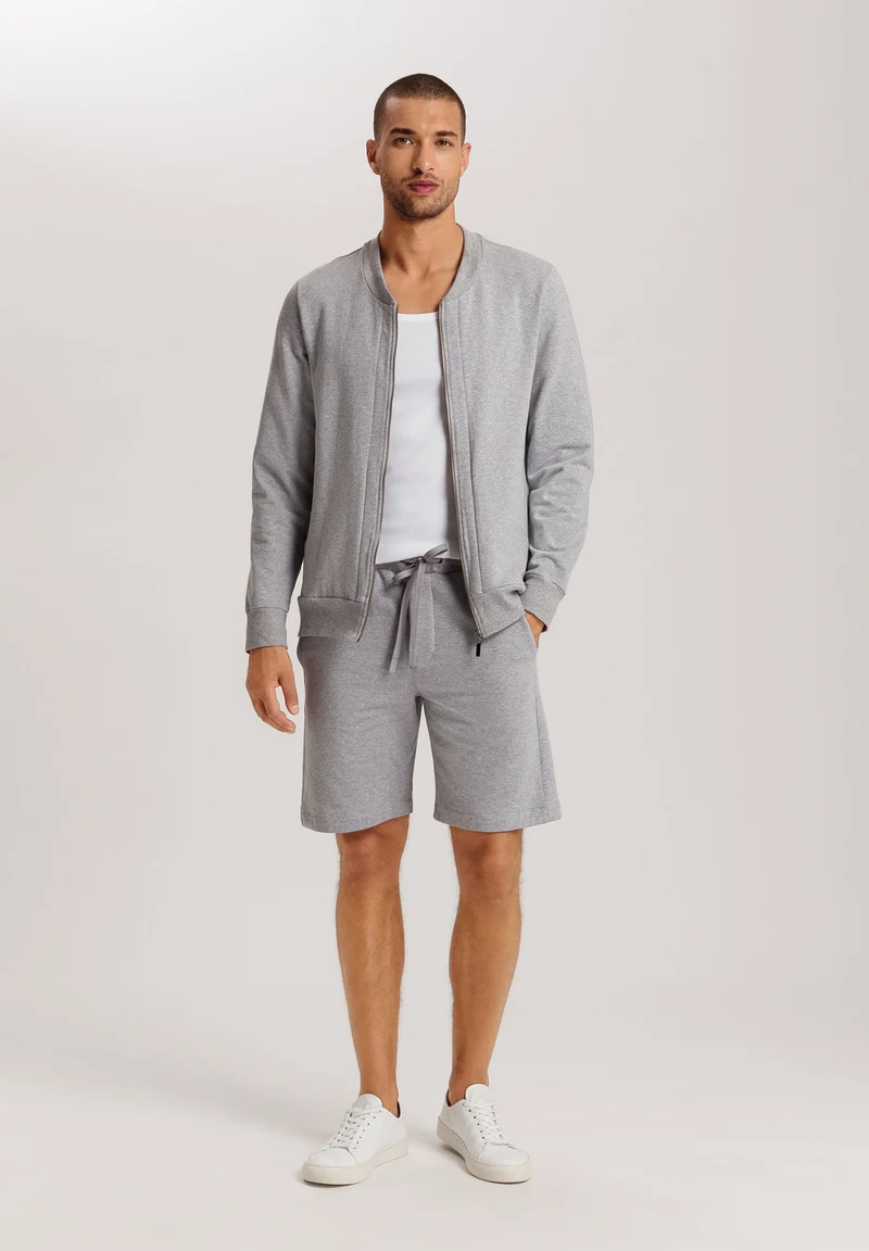 Natural Living Short Pants | grey melange 075772-073014