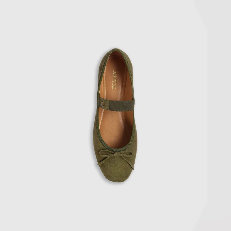Juna Ballet Flats - Olive