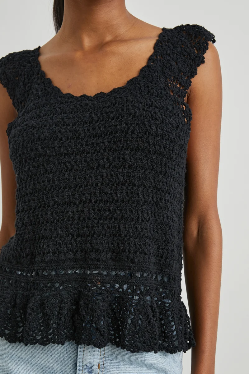 Hattie Black Top
