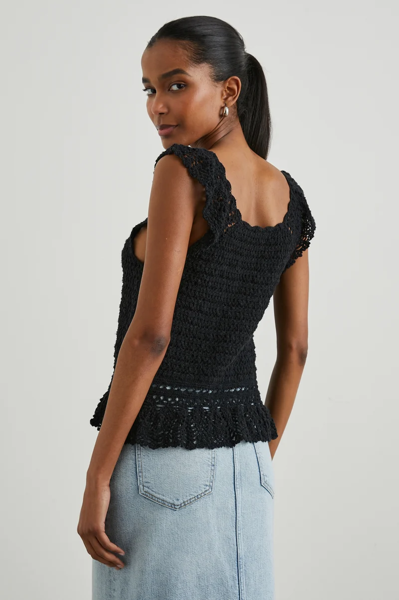Hattie Black Top