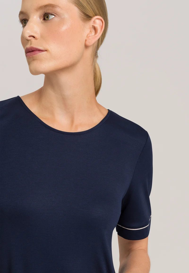 Natural Comfort S/SLV Nightdress 90cm | deep navy 077963-071610