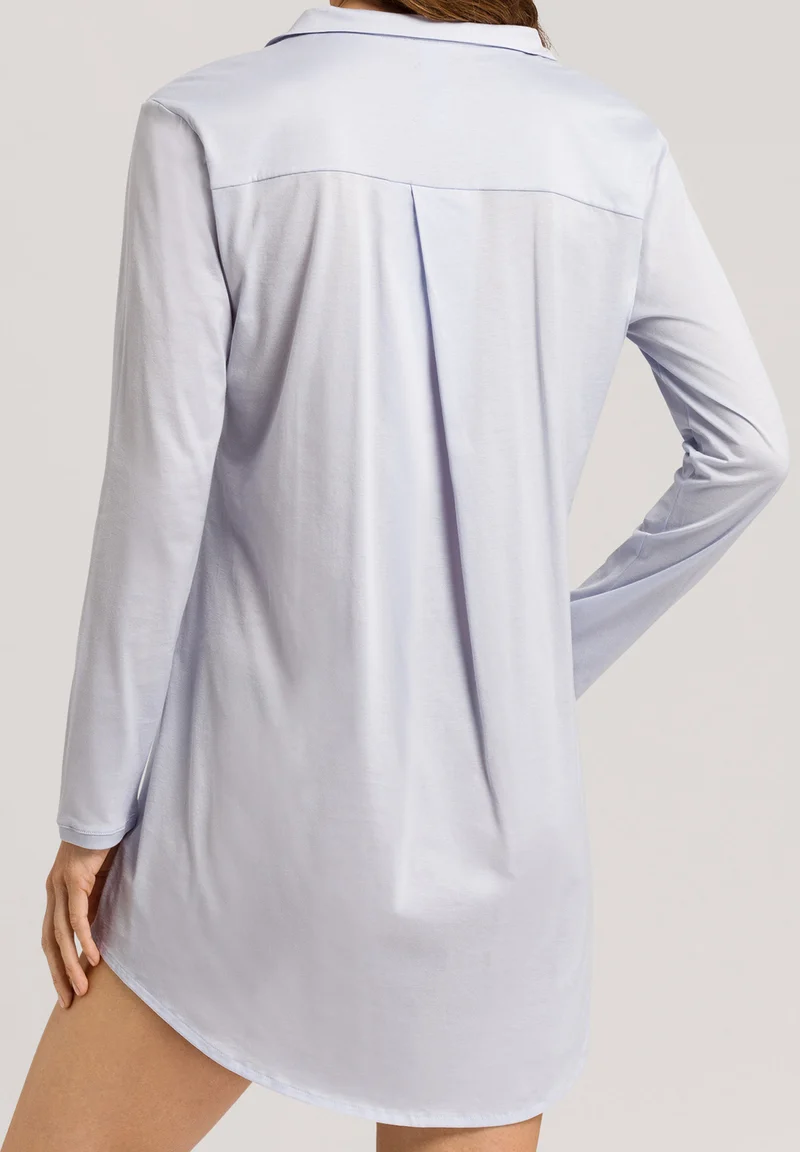 Cotton Deluxe L/SLV Nightdress 90cm | blue glow 077958-070511