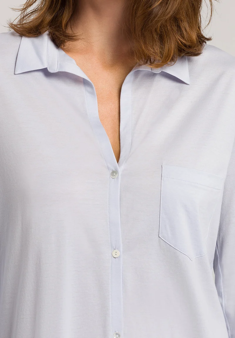 Cotton Deluxe L/SLV Nightdress 90cm | blue glow 077958-070511