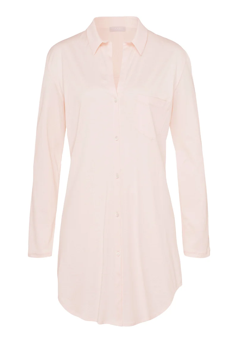 Cotton Deluxe L/SLV Nightdress 90cm | crystal pink 077958-071334
