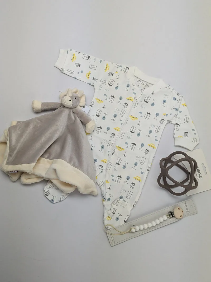 Fixoni Jumpsuit/Nachthemd mit Füßen - Neu Nadja - Von - Weiß
