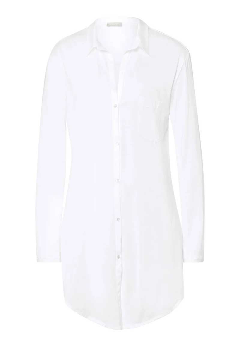 Cotton Deluxe L/SLV Nightdress 90cm | white 077958-070101
