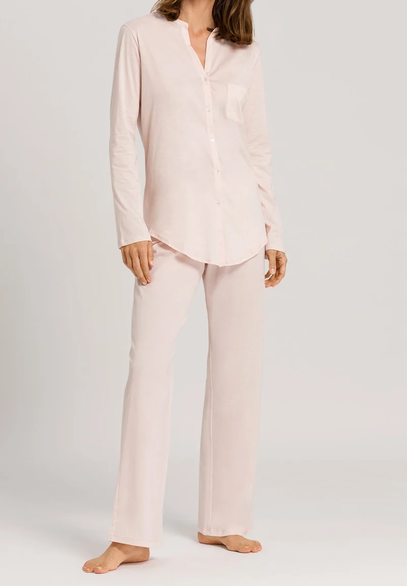 Cotton Deluxe L/SLV Pajama | crystal pink 077956-071334