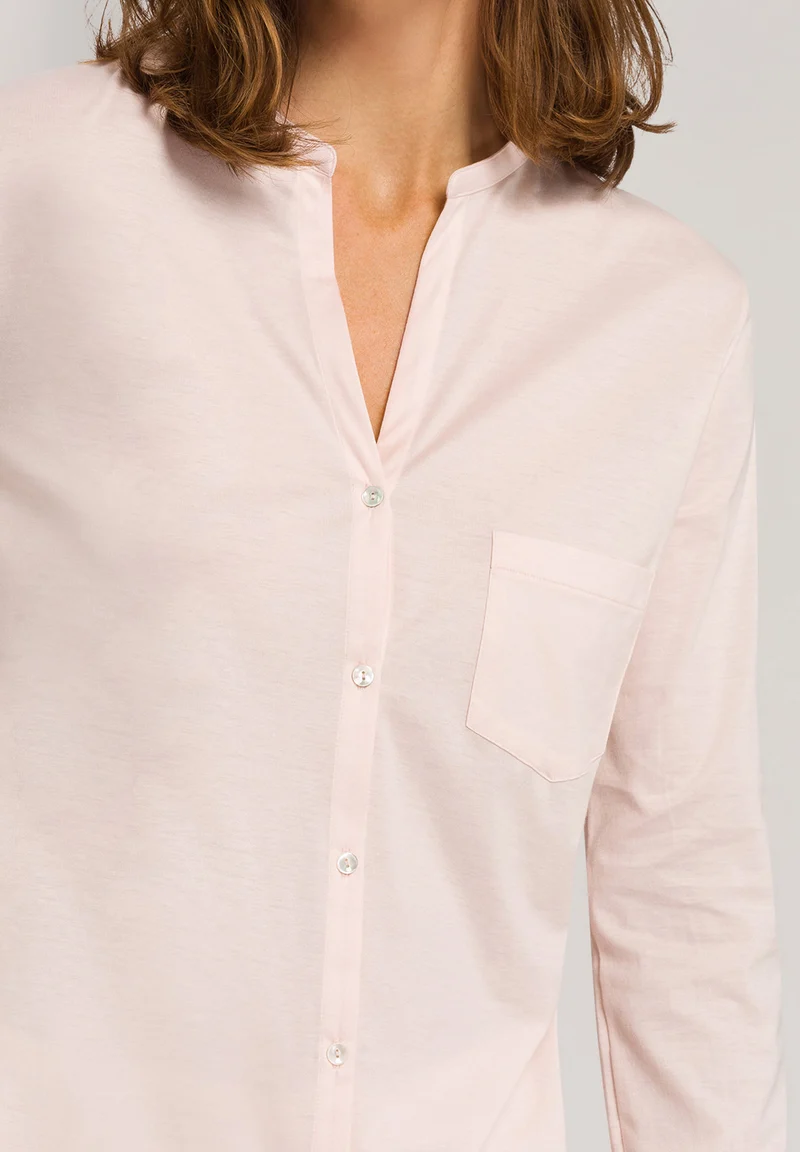 Cotton Deluxe L/SLV Pajama | crystal pink 077956-071334