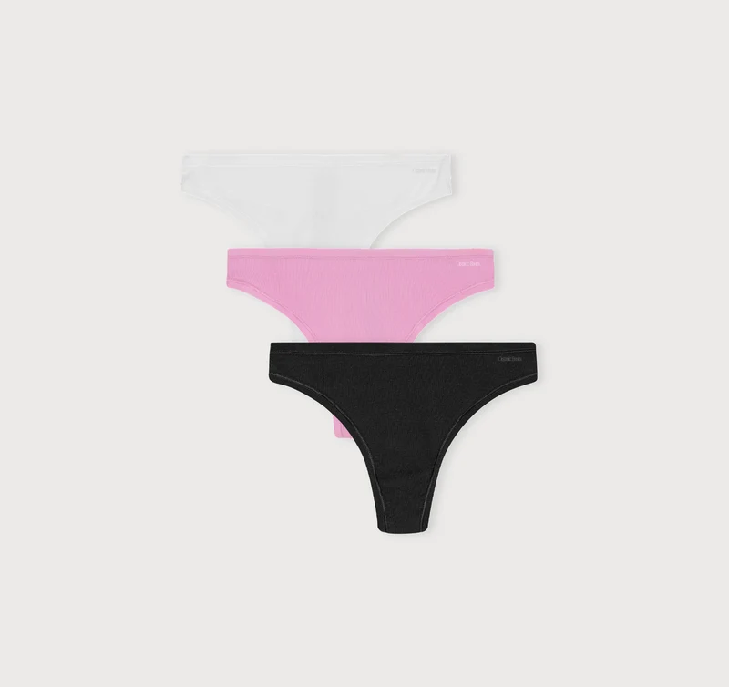 Core Rib Thong 3-Pack
