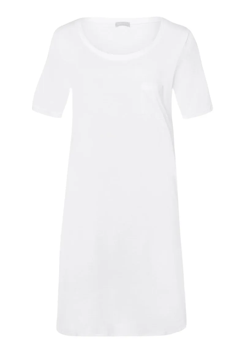 Cotton Deluxe S/SLV Nightdress 90cm | white 077953-070101