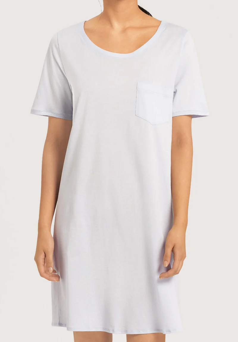 Cotton Deluxe S/SLV Nightdress 90cm | blue glow 077953-070511