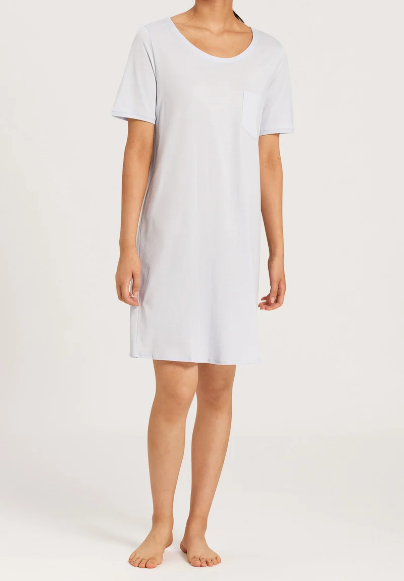 Cotton Deluxe S/SLV Nightdress 90cm | blue glow 077953-070511