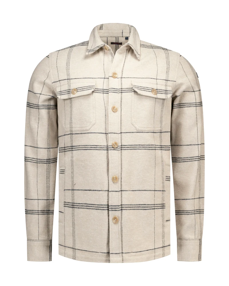SHIRT OVERSHIRT, TAN SAND MELANGE