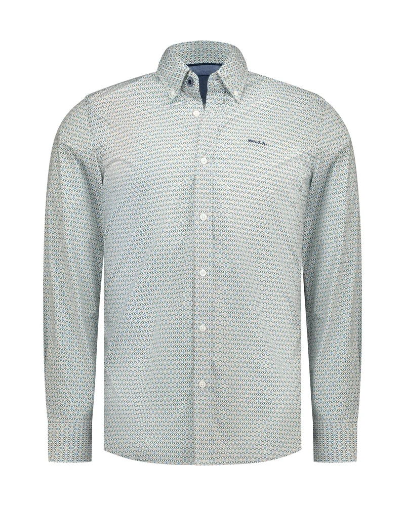 SHIRT LONG SLEEVE, COBALT BLUE