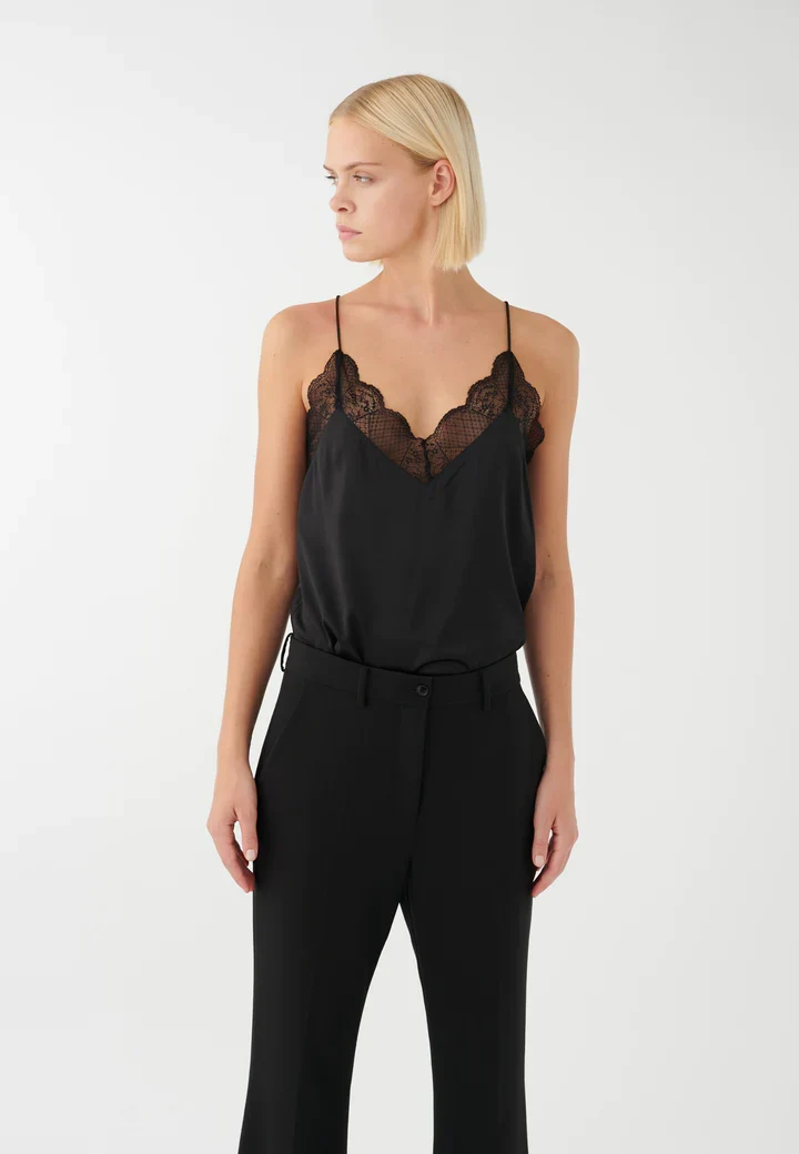 Alida Black Top